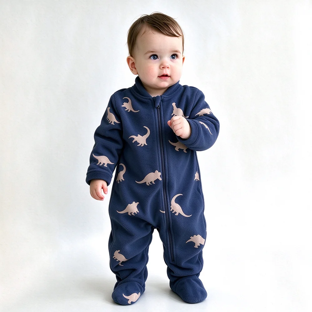 Soft Warm Baby Fleece Onesie C - Cotton Baby Onesies Zipper review and price