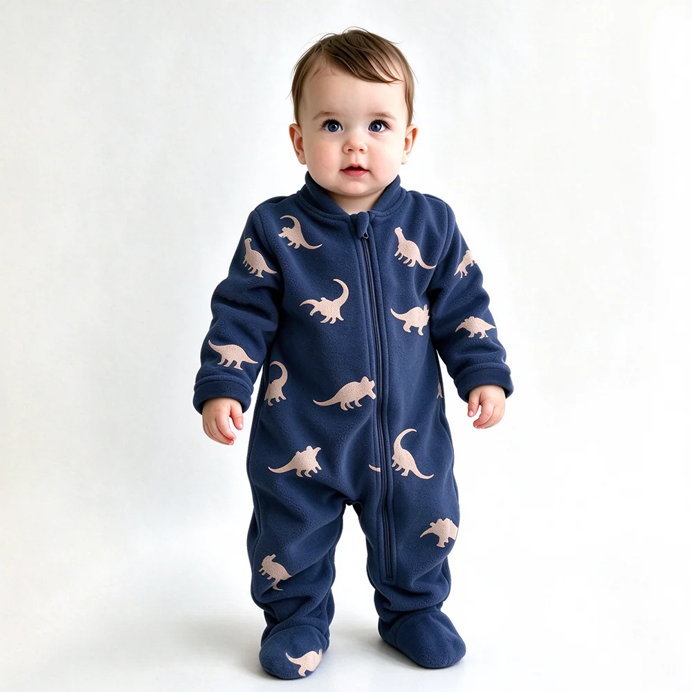 Soft Warm Baby Fleece Onesie C - Cotton Baby Onesies Zipper review and price