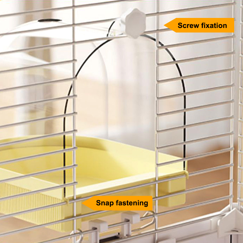 Parrot transparent bathtub. It - Feeding review and price